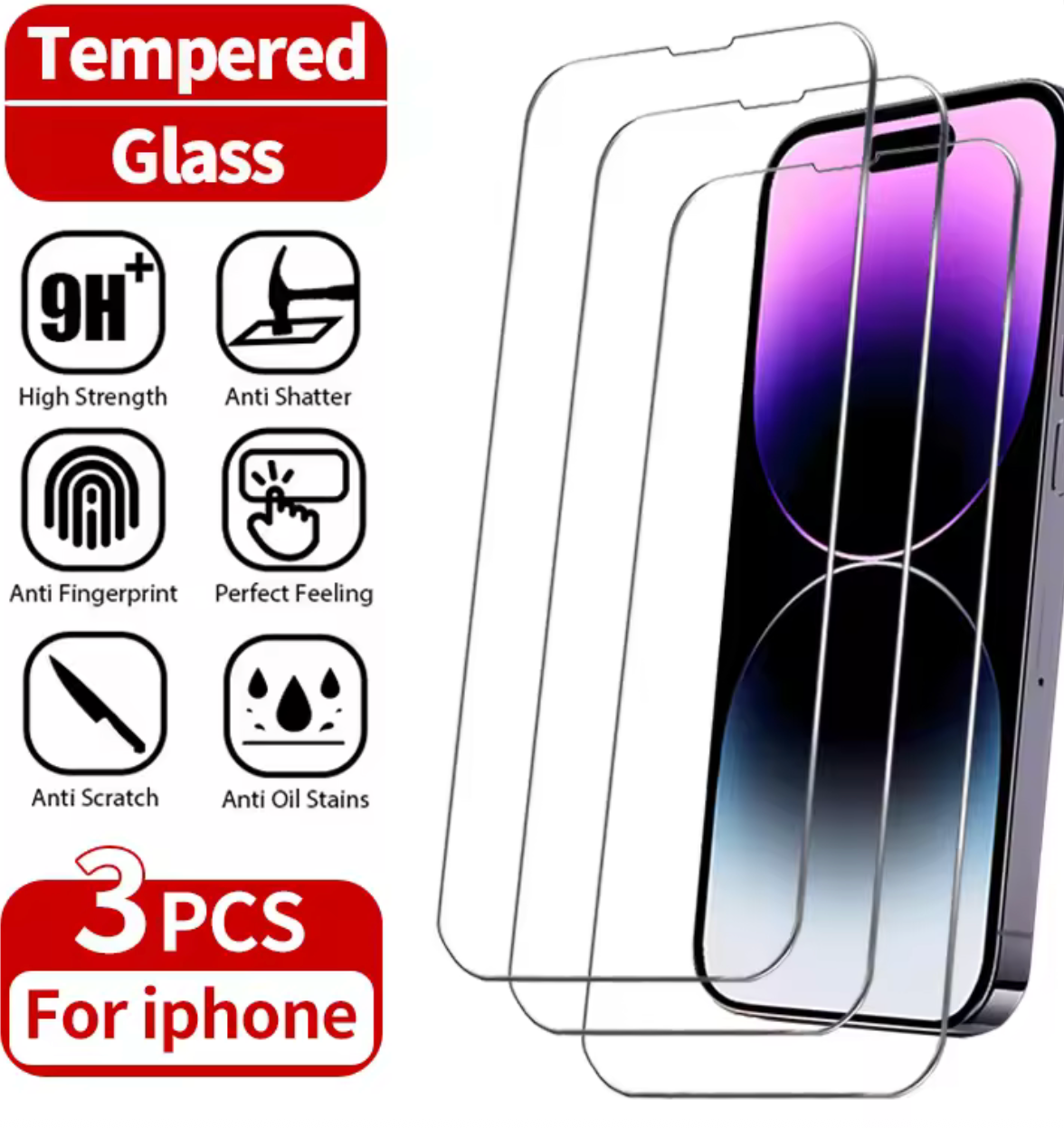 Tempered glass for iPhone